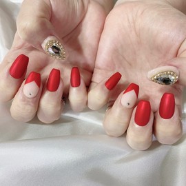 MunNail Apple Princess - Short Oval / MunNail 사과공주 - 숏오벌