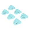 6Pcs PVC D Ring Patch Elastic Rope Set Stainless Steel