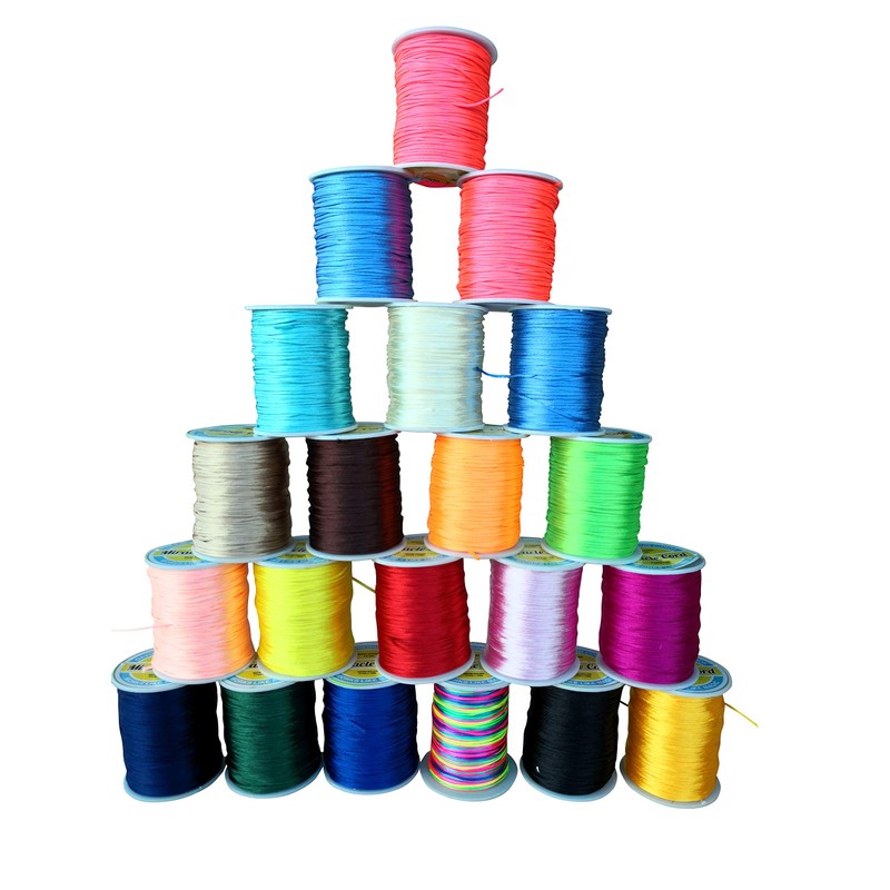 1.5mm Satin Nylon Cord 210m Extra Strong Multi Purpose Cord