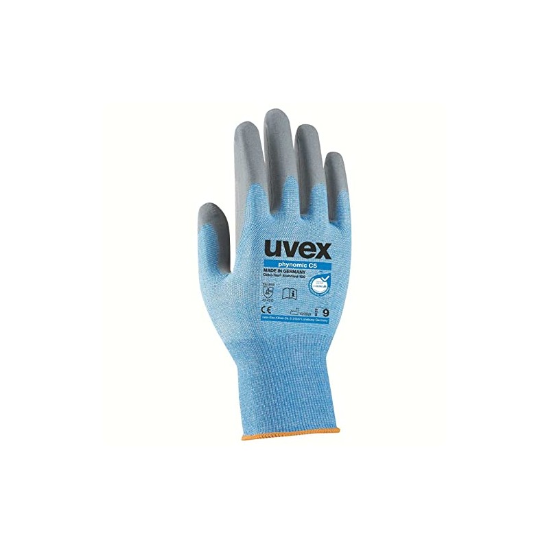 uvex Phynomic C5 60081 Cut Protection Gloves for Food Industry,