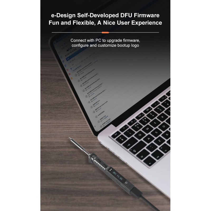 MINIWARE TS101 Soldering Iron Welding Machine BC2 Tips Portable Digit