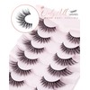 Onlyall Fox Eye Eyelashes Mink Eyelashes Cat Eye Eyelashes Fluffy