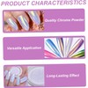 Polvo de uñas cromado de sirena 2 pcs 0, 3