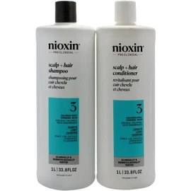 Nioxin System 3 Cleanser and Scalp Therapy Conditioner, 33.79 Ounce
