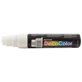JAM PAPER Jumbo Point Acrylic Paint Marker - White - Sold Individually
