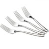 Begale Tenedores para postre de acero inoxidable de 12 piezas,