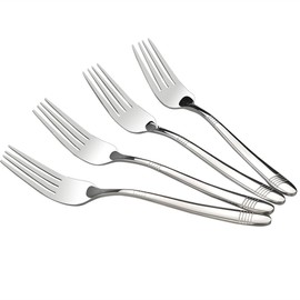 Begale Tenedores para postre de acero inoxidable de 12 piezas, 6.8 PULGADAS