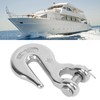 Marine Boat Slip Lifting Hook 1/4in 1000lbs Load Bearing Capacity