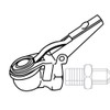 Tire Air Chucks, TCC01 Brass Air Pump Thread Nozzle Adapter