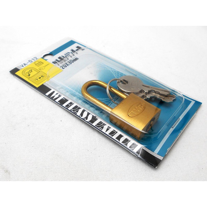 Waki Sangyo TWE Long Staple Cylinder Lock Padlock Body 1pc