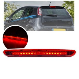 NSLUMO Red LED Third Brake Light Rear Window Jet Nozzle Brake Light for Fia.t Punto Grande Abarth Evo OEM 2122000407