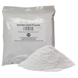 Naturejam Calcium Phosphate 1 Pound-Food Grade-Mixture of monocalcium Phosphate and Calcium Acid Pyrophosphate