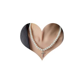 Allereya Vintage Crystal Cross Pendant Necklace Pearl Choker Necklace Rhinestone Cross Choker Necklace Retro Cross Necklace Jewelry for Women and Girls