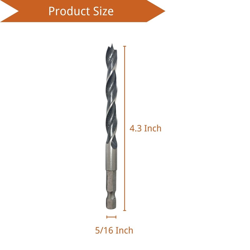 Maple Tree Tapping Drill Bit, 5/16" Professional Maple Syrup Tapping