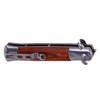 Switchblade Spring Folding Knife Push Button Pocket Comb Oil Hair