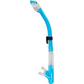 Cressi Tao Dry Snorkel - Turquoise Fluo