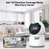 ADVWIN WiFi Security Smart Camera Indoor Pet Dog Camera, Home