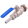 DERNORD 2 Packs 1/2 Inch Weldless Ball Valve Stainless Steel