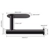 Kitchen Roll Holder, No Drilling, Kitchen Roll Holder, Black, Stainless