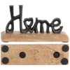 Brandsseller Decorative Lettering Home Approx. Width 18 cm Height 10