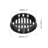 sourcing map 40Pcs 50mm/2in Air Vents Circular Soffit Vents, Black