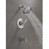 Delta Woodhurst 14 Series Bathtub and Shower Faucet Set, Chrome