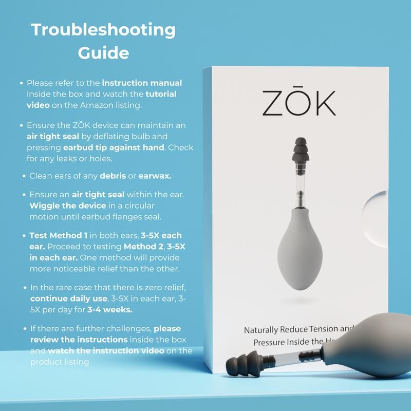 ZŌK Cranial Nerve Stimulation Device – Instant Head Comfort &