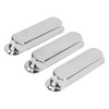 3Pcs Electric Guitar Single Coil Pickup Cover Copper Instrument Accessory