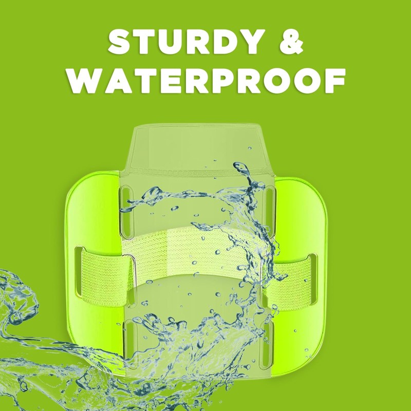 4 Pack Badge Holder Security Armband - SIA Adjustable Hi