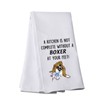 PWHAOO Boxer Kitchen Towel A Kitchen is Not Complete Without
