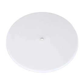 KastLite Round Lampshade Diffuser | Flat Circular Disk for Softening Light | Frosted White Acrylic, 13" Diameter with 3/8" Center Hole | for Drum-Style Lampshades & Pendants | Fits 13.5-15" Openings