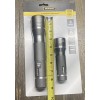 Defiant 1100 and 650 Lumens LED Slide-to-Focusing Powered Aluminum Flashlight