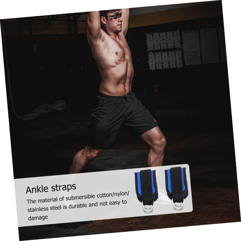 WHAMVOX 1 Pair Fitness Padded Ankle Straps for Cable Machines