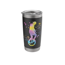 Unicyclist Unicycling Unicycler Colorsplash Unicycle Stainless Steel Insulated Tumbler