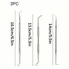 3PCS Stainless Steel Ingrown Toenail Tool Kit - Double Sided