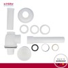 Schläfer 4396101 Washbasin Siphon 1 1/4, Universal Inspectable Drain for