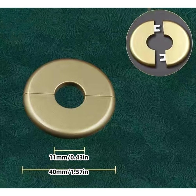 ABS Wall Split Flange Self-Adhesive Tape Round Escutcheon Plate Cover