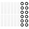 12Pcs Garage Door Quiet Hinge Sleeves Compatible with Clean Stem