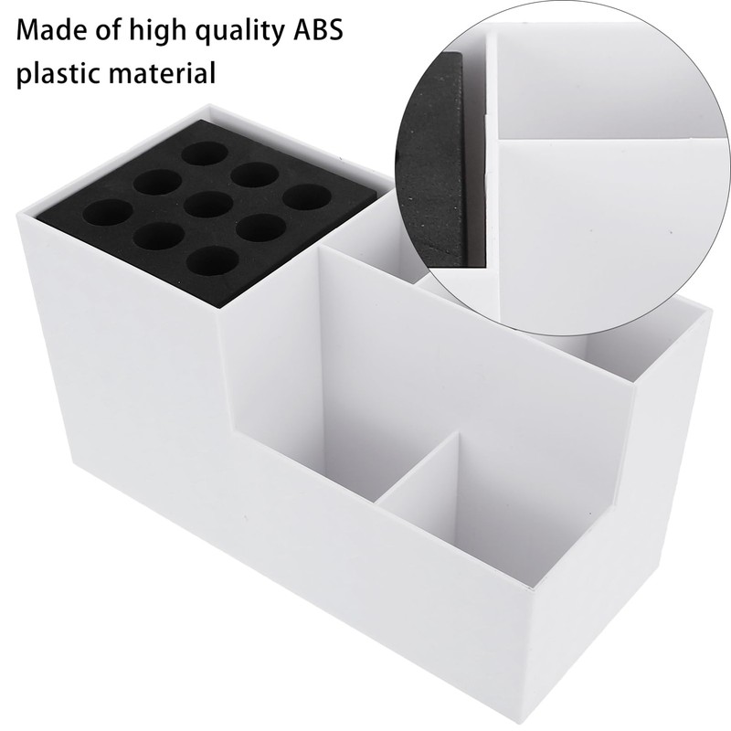 SAFIGLE Hairdressing Tool Storage Organizer Box Removable Compartment 10-Piece Capacity