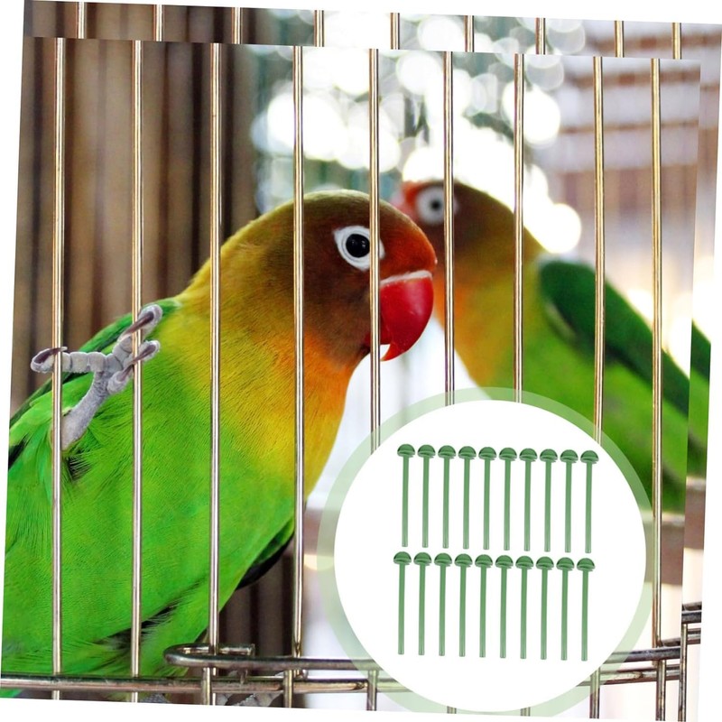 Pack of 20 Bird Standing Perches Trespol Plastic Bird Perch