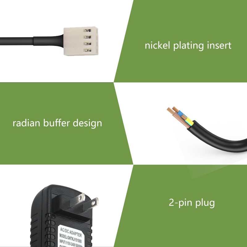 15V DC Power Adapter, Soft Water Transformer, Compatible with V3108-06