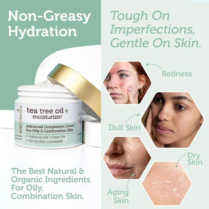 Crema Facial De Aceite Para Árbol De Té Para Aceite,