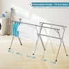 JAUREE 79 Inches Clothes Drying Rack, Drying Rack Clothing Folding