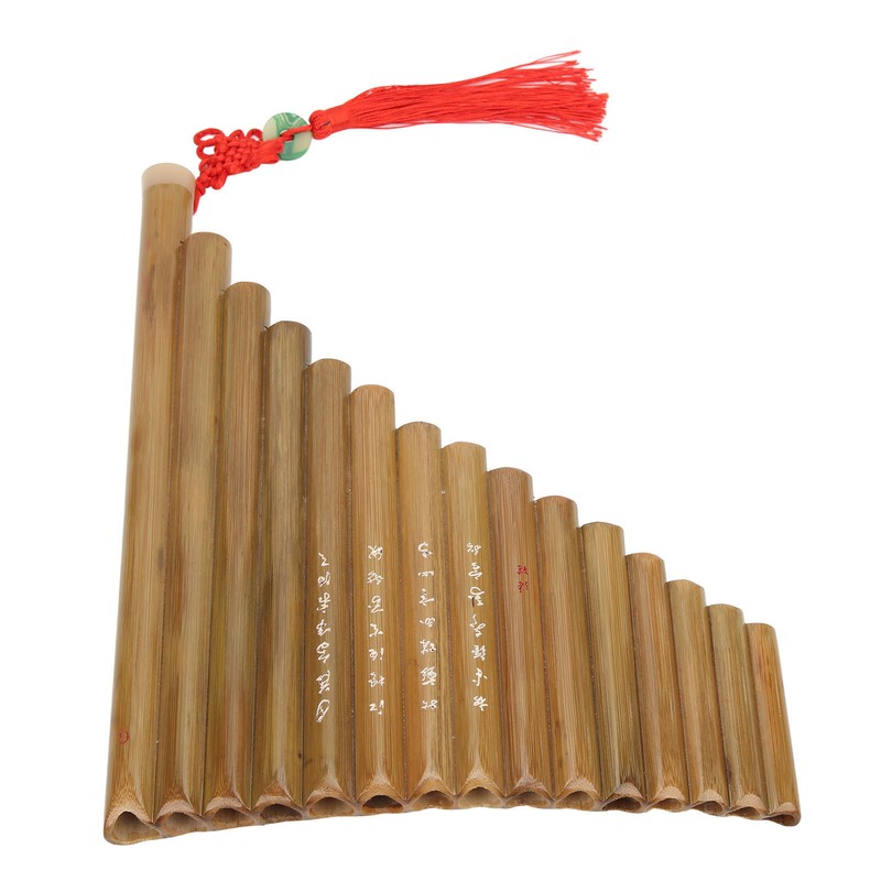 Pan Flute 15 Pipes G Key Chinese Traditional Musical Instrument