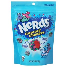 Nerds Gummy Clusters Candy, Very Berry, Resealable 18.5 Ounce Big Bag - Size: 18.5oz (Pack of 1)