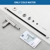 CECIPA Cold Water Tap with Connection Hose, Washbasin Tap with