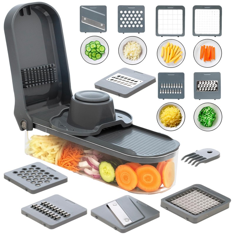 Vacream Heavy Duty 6-in-1 Vegetable Chopper & Mandoline Slicer |