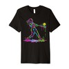 Softball Player Ice Cream Softball Drip Premium T-Shirt
