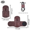 Mtzmy PU Leather Stethoscope Holder with Clip for All Models: