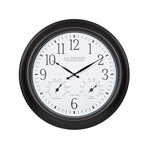 La Crosse Technology La Crosse Technology 404-89027-INT 18-inch Indoor/Outdoor Brown